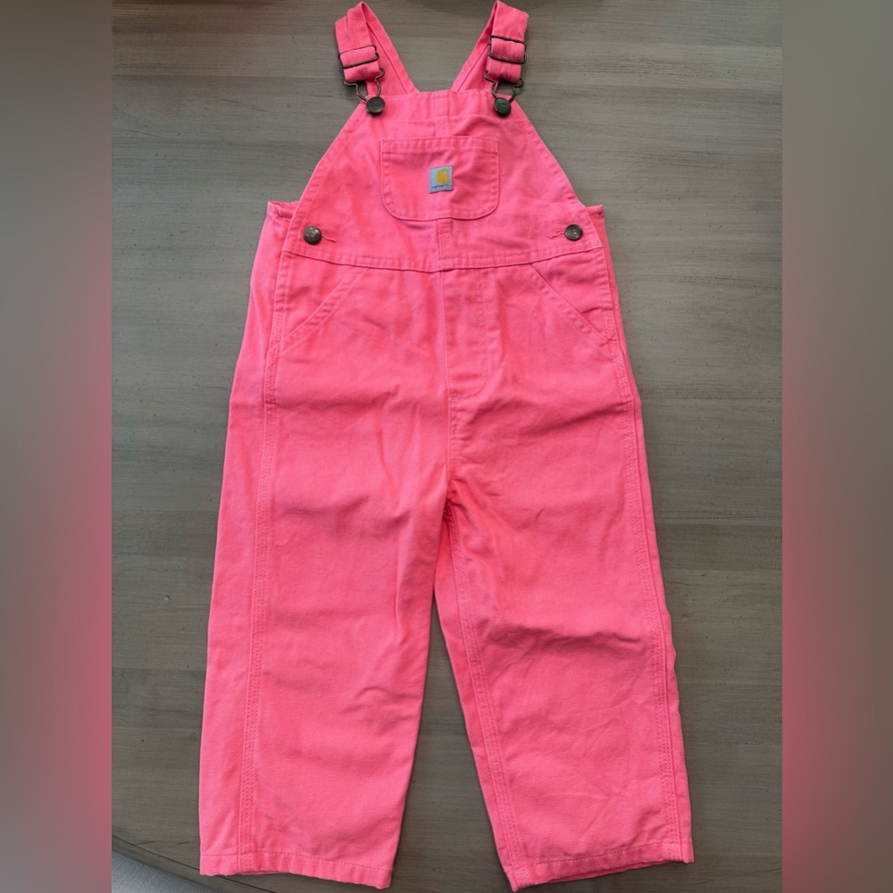 Carhartt Pink Overalls 2t